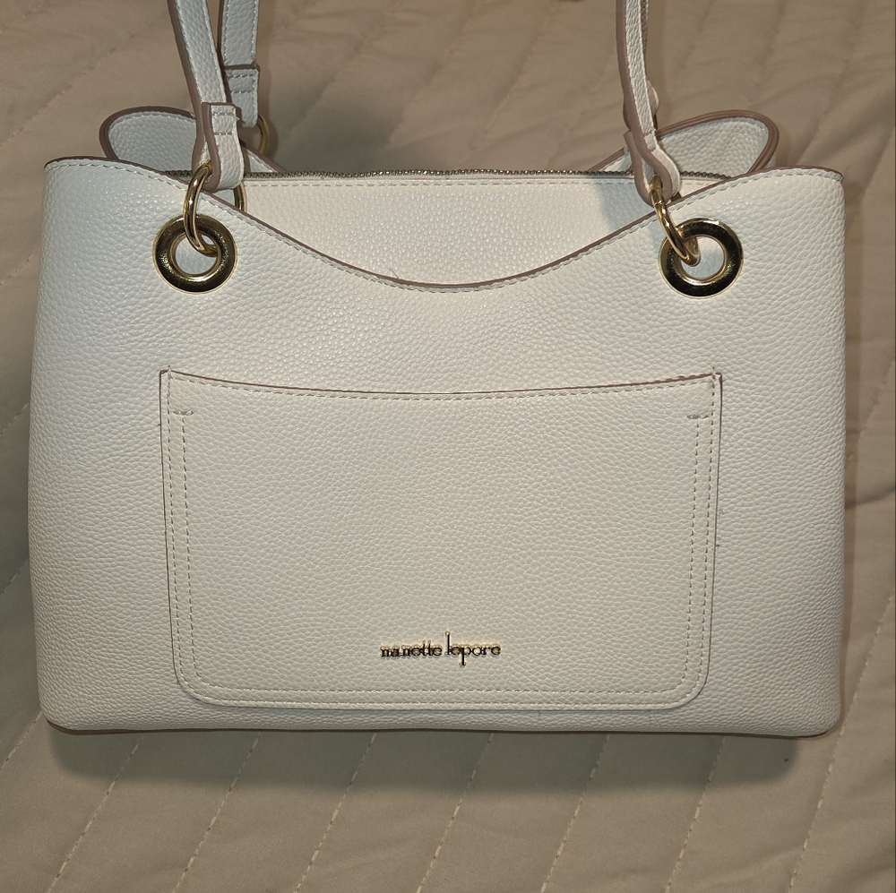 Nanette Lepore White Tote Bag
